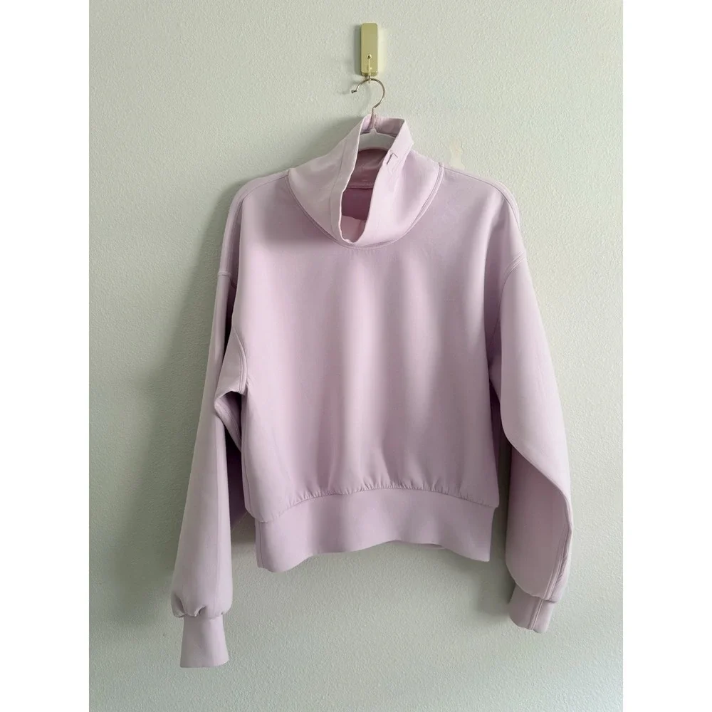 Lululemon‎ Full Flourish Pullover in Meadowsweet Pink size 4/S